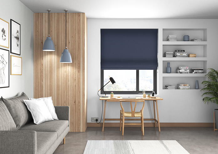Sunningdale, Indigo - Roman Blind - Image 5